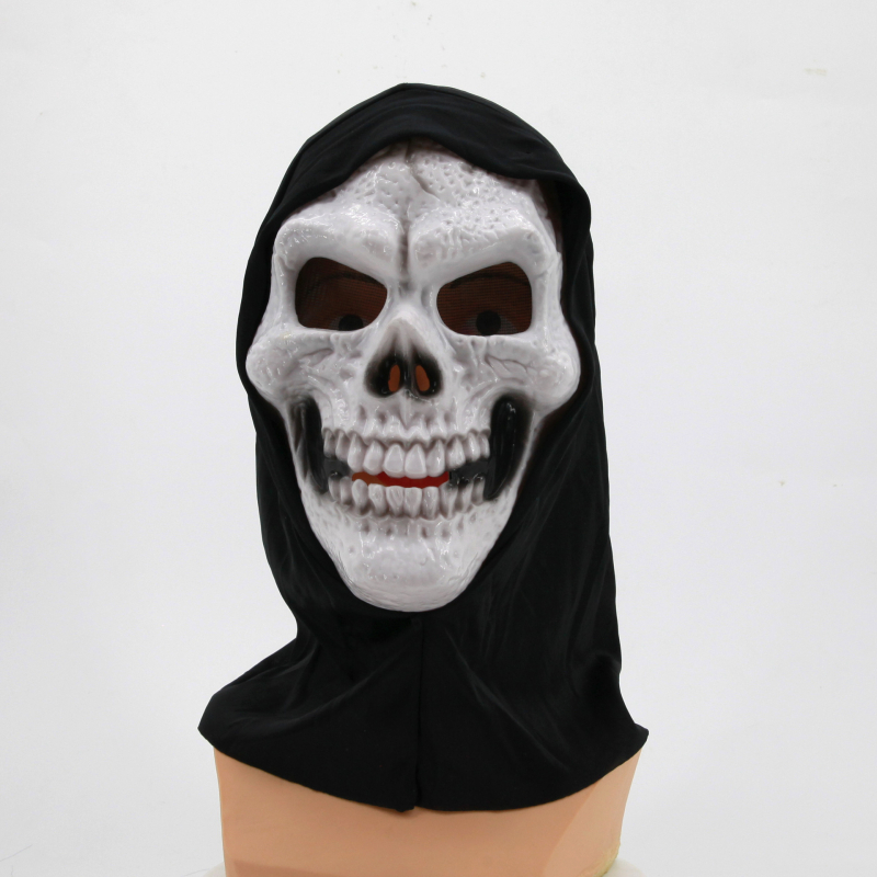 Латексова маска с ужасен зомби череп, стил терор, за DIY проекти, подходяща за Коледа, Хелоуин и Великден