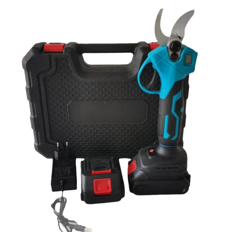 Κλαδευτικό ψαλίδι χωρίς ψήφτρες με κινητήρα, μπαταρία λιθίου, ψηφιακή οθόνη, φορητό για κλάδεμα υψηλών κλαδιών