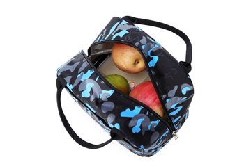 Gerna 7798-1 Σχολικό σακίδιο από νάιλον, 20–35 L, καμουφλαρισμένος γεωμετρικός σχεδιασμός, θήκη 14 ιντσών για φορητό υπολογιστή, κλείσιμο με φερμουάρ, αναπνεύσιμο και αδιάβροχο