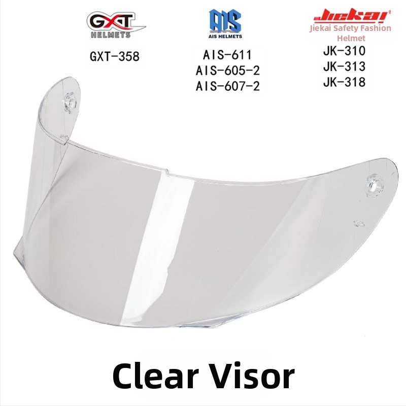 JIEKAI линза за мотошлем JK-310/313/318, PC, DOT сертифицирана, пълен шлем