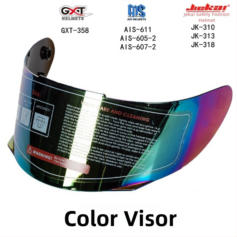 JIEKAI линза за мотошлем JK-310/313/318, PC, DOT сертифицирана, пълен шлем