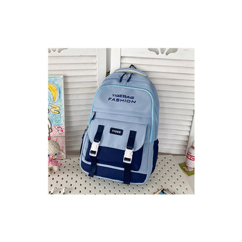 Σακίδιο για μαθητές – νάιλον, χωρητικότητα 20–35 L, για φορητό 15 ιντσών, καμπύλοι ιμάντες ώμου, επένδυση πολυεστέρα, street-style