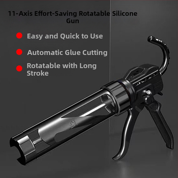 Пистолет за уплътнител, алуминиев корпус, серия: уплътнителен пистолет, тегло 0.7 кг