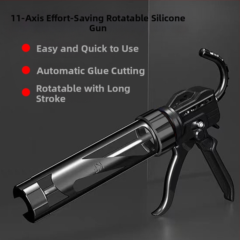 Пистолет за уплътнител, алуминиев корпус, серия: уплътнителен пистолет, тегло 0.7 кг