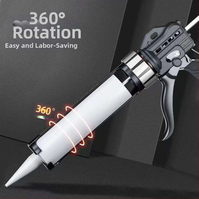 Пистолет за уплътнител, алуминиев корпус, серия: уплътнителен пистолет, тегло 0.7 кг