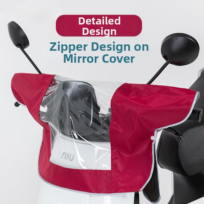 Предна дъждовна защита за електрически автомобили, мотоциклети и триколки; водоустойчива защита на таблото; универсално пасване