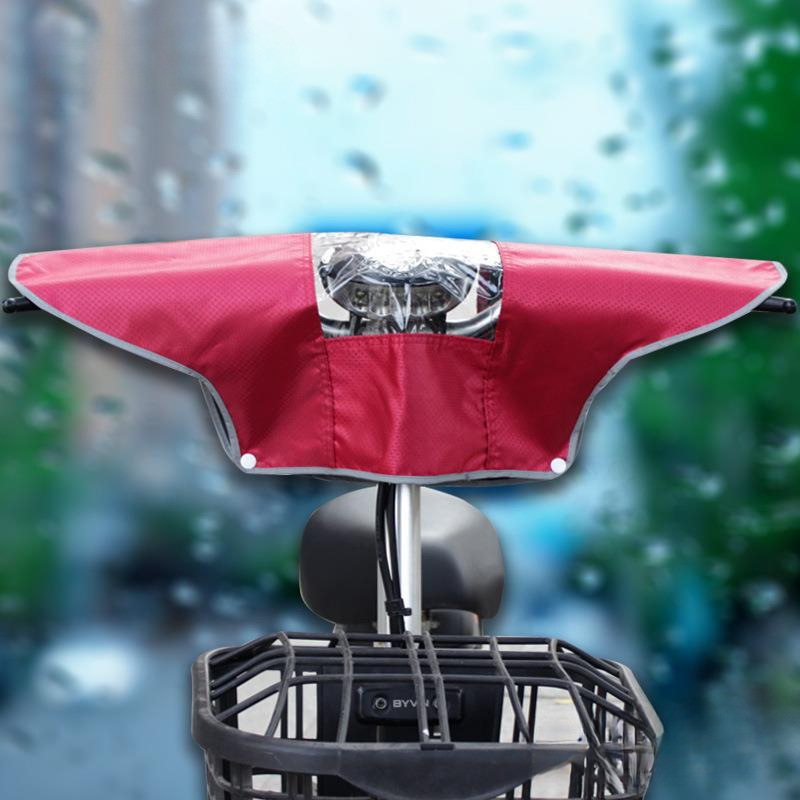 Предна дъждовна защита за електрически автомобили, мотоциклети и триколки; водоустойчива защита на таблото; универсално пасване