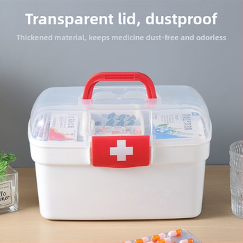 Φορητό πλαστικό κουτί φαρμάκων, Μοντέλο 1, 1 Διαμέρισμα