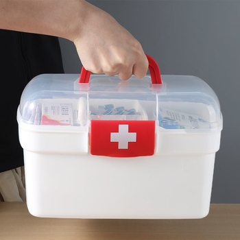 Φορητό πλαστικό κουτί φαρμάκων, Μοντέλο 1, 1 Διαμέρισμα