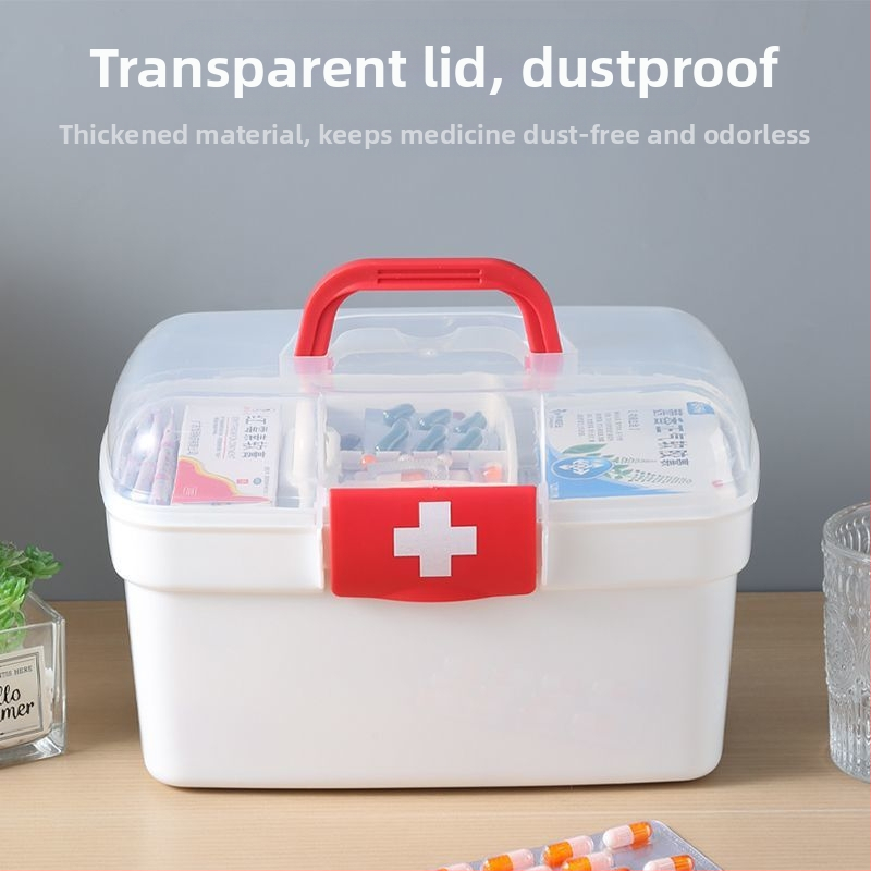 Φορητό πλαστικό κουτί φαρμάκων, Μοντέλο 1, 1 Διαμέρισμα