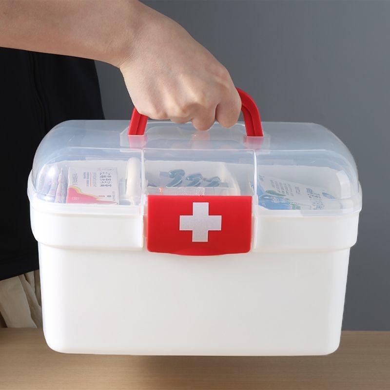 Φορητό πλαστικό κουτί φαρμάκων, Μοντέλο 1, 1 Διαμέρισμα