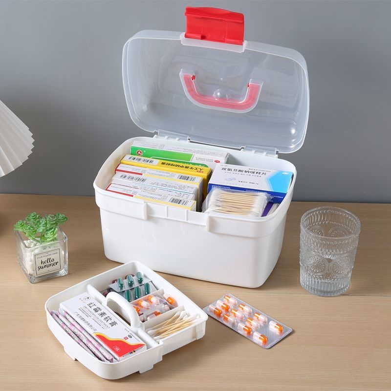 Φορητό πλαστικό κουτί φαρμάκων, Μοντέλο 1, 1 Διαμέρισμα