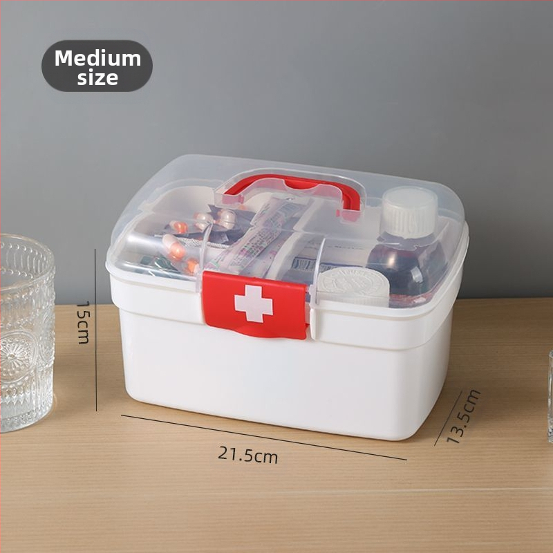 Φορητό πλαστικό κουτί φαρμάκων, Μοντέλο 1, 1 Διαμέρισμα