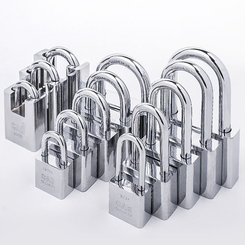 Mājsaimniecības slēdzene - Blade lock, sakausējuma tērauds, upsecurity, piemērots somām, skapjiem, atvilktnēm un durvīm