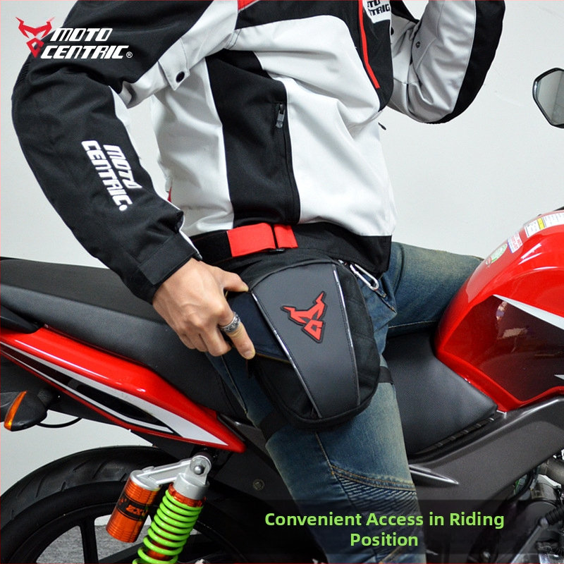 Мотоциклетна крачна чанта MOTOCENTRIC Knight Pack – велосипедна чанта, полиестер, лицензиран частен етикет, подходяща за бягане, колоездене и екстремни спортове