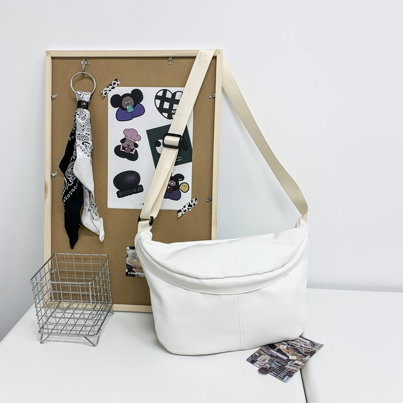 PU bőr férfi crossbody táska, vízálló, poliészter bélés, mindennapi használatra