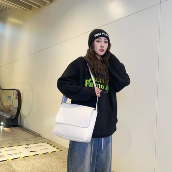 Мъжка чанта за рамо – PU материя, дишаща и водоустойчива, износоустойчива, уличен стил, кръстосана презрамка