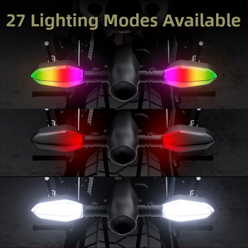 LED προβολέας σήματος στροφής για ηλεκτρικό μοτοποδήλατο, 9.5W 12V, Τύπος a.b σήμα στροφής, LED διάρκεια ζωής 30000h