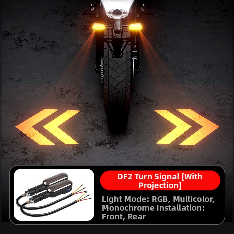 LED προβολέας σήματος στροφής για ηλεκτρικό μοτοποδήλατο, 9.5W 12V, Τύπος a.b σήμα στροφής, LED διάρκεια ζωής 30000h