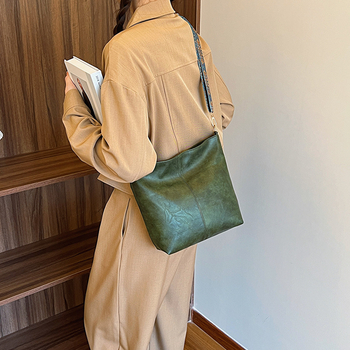 Τσάντα Tote PU, Street-Style, Φερμουάρ, Εσωτερική επένδυση πολυεστέρα, Οριζόντιο τετράγωνο σχήμα