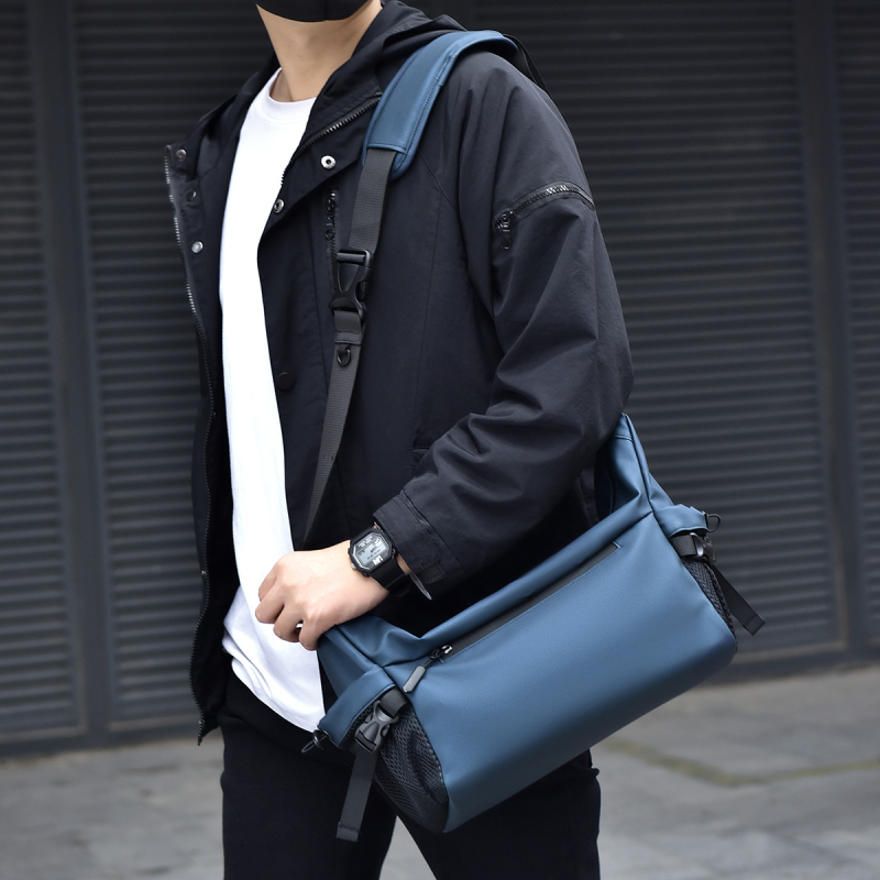 Ανδρική Messenger Τσάντα – crossbody, δρόμου στυλ, μεγάλη χωρητικότητα, αδιάβροχο ύφασμα Oxford, ανθεκτικό στη φθορά