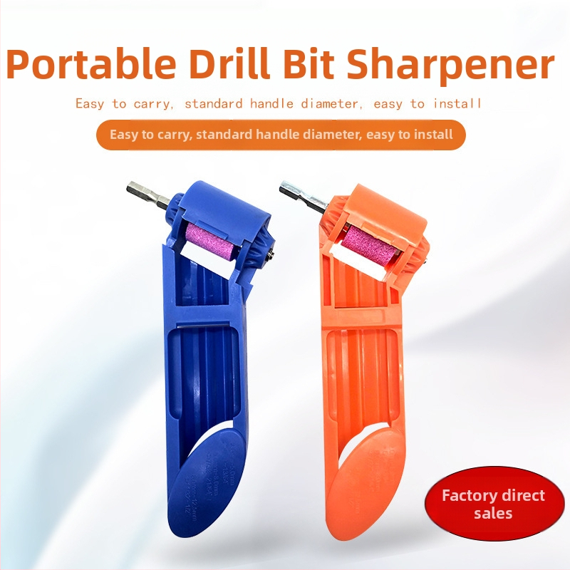 Pārnēsājamais slīpēšanas rīks urbjmašīnai, cilindriskas galvas tips, ABS metāla korpuss, modelis 25×25, pielietojums: slīpēšanas galva