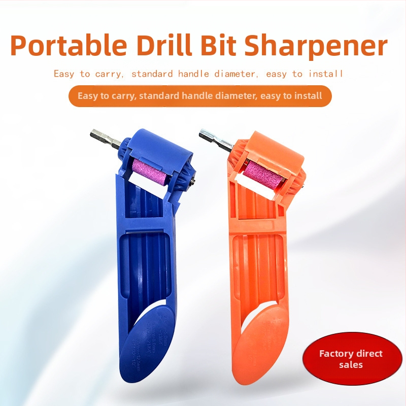 Pārnēsājamais slīpēšanas rīks urbjmašīnai, cilindriskas galvas tips, ABS metāla korpuss, modelis 25×25, pielietojums: slīpēšanas galva