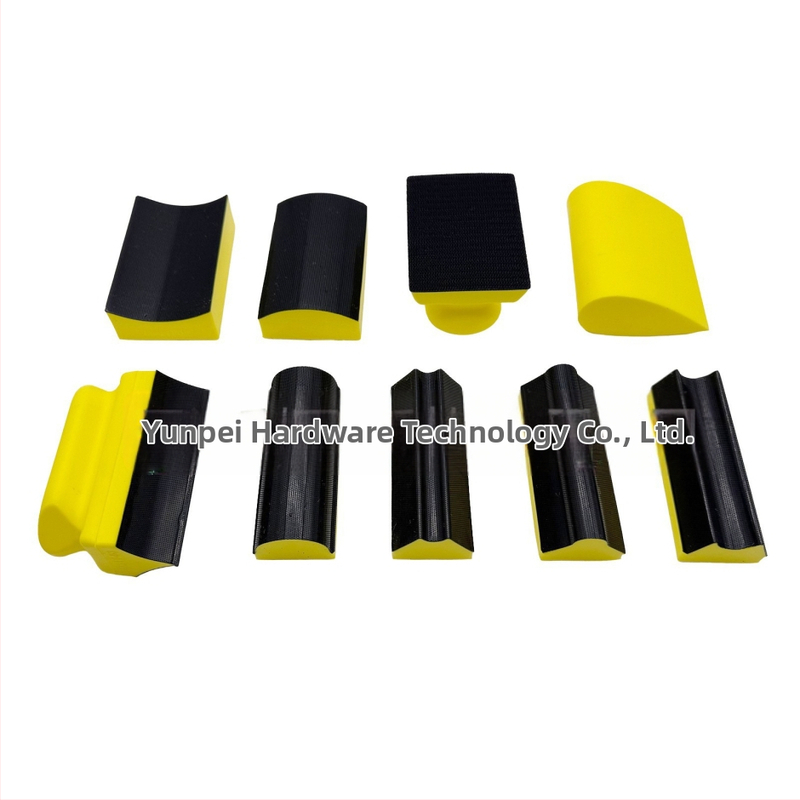 16-частен комплект ръчни полиращи блокове от нейлонови влакна за полиране на дърво, метал и автомобилни повърхности