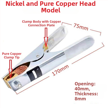 Автомобилен клип за акумулатор - щипка алигатор за връзка на батерията (Произход: Китай; Марка: Друга; Подходящи модели: Други)