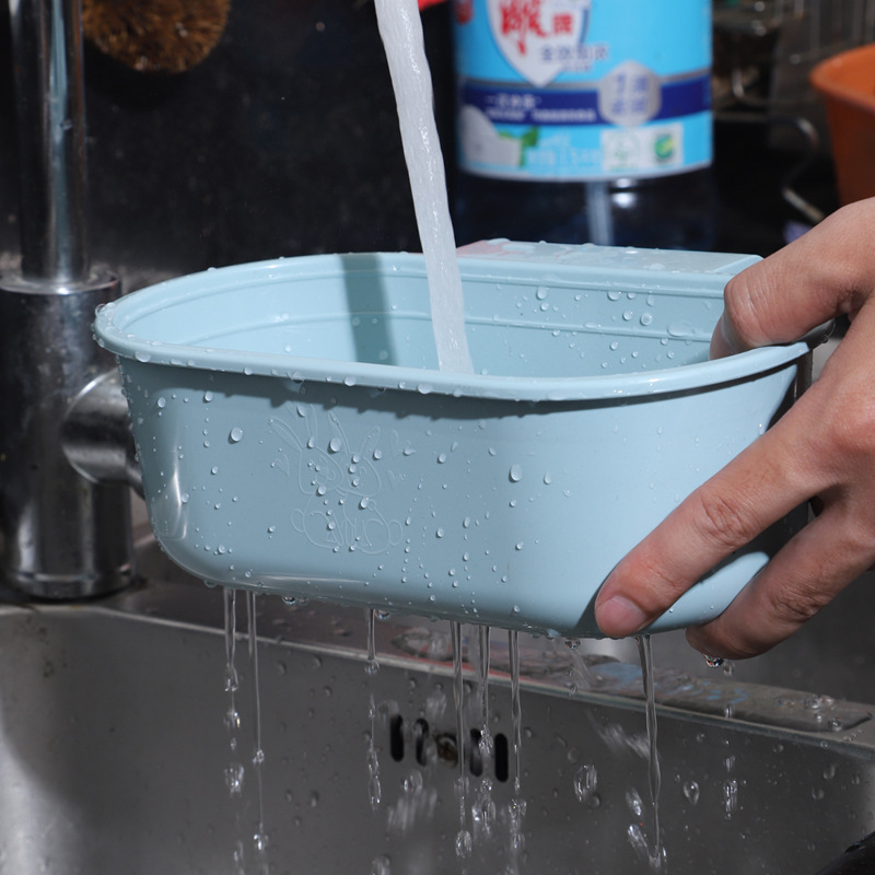 Grūdų šiaudų nusausinimo krepšys virtuvės plautuvei, pakabinamas vaisių ir daržovių plovimui ir laikymui, šiuolaikinis paprastas dizainas, pritaikymas galimas