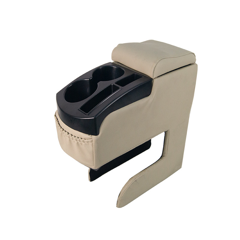 Automobilio centrinis plastikinis rankos laikiklis su priekyje ir gale puodelių laikikliais, modelis AC-458, medžiaga plastikas, svoris 1,6 kg, apdorojimo pritaikymas, įrengimo palaikymas