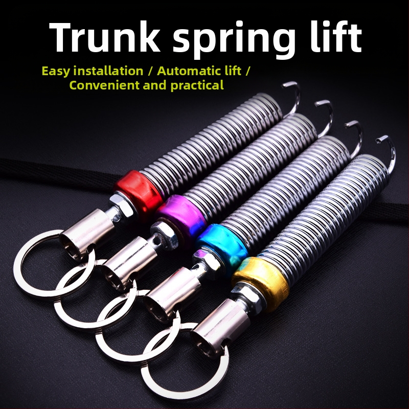 Metalinė automatinė bagažinės kilnojimo sistema su galinės durelės spyruokle, tinkamas automobiliams su trimis tūlais, svoris 123 g, apdorojimas ir pritaikymas prieinami