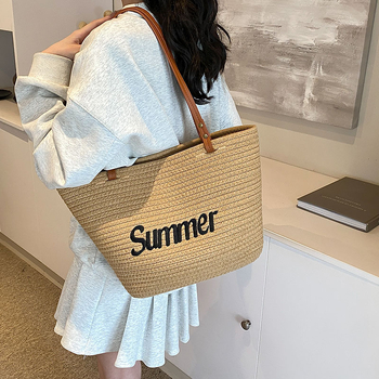 Τσάντα Tote από PU για γυναίκες με κλείσιμο φερμουάρ, εσωτερική θήκη με φερμουάρ, διπλοί ιμάντες, οριζόντιο τετράγωνο σχήμα, Καλοκαίρι 2024, στυλ επιχειρηματικής μετακίνησης