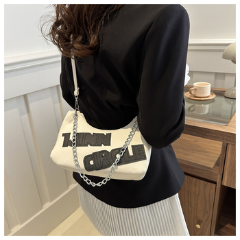 Τσάντα ώμου, PU, street-trend στυλ, οριζόντια τετράγωνη μορφή, θήκες για κινητό και ταυτότητα