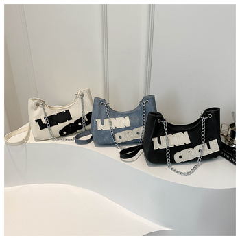 Τσάντα ώμου, PU, street-trend στυλ, οριζόντια τετράγωνη μορφή, θήκες για κινητό και ταυτότητα