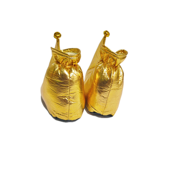 Παπούτσια Κλόουν για Χριστουγεννιάτικο πάρτι και cosplay παραστάσεις — Υλικό: Ύφασμα, Συσκευασία: PP σακούλα, Μάρκα Gathering, Ιδανικά ως δώρο για πάρτι, Κατάλληλες γιορτές: Χριστούγεννα, Χάλοουϊν, Πάσχα