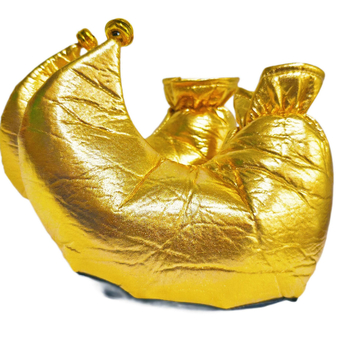 Παπούτσια Κλόουν για Χριστουγεννιάτικο πάρτι και cosplay παραστάσεις — Υλικό: Ύφασμα, Συσκευασία: PP σακούλα, Μάρκα Gathering, Ιδανικά ως δώρο για πάρτι, Κατάλληλες γιορτές: Χριστούγεννα, Χάλοουϊν, Πάσχα