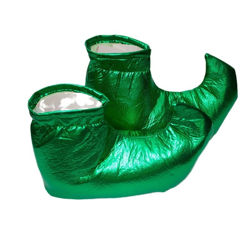 Παπούτσια Κλόουν για Χριστουγεννιάτικο πάρτι και cosplay παραστάσεις — Υλικό: Ύφασμα, Συσκευασία: PP σακούλα, Μάρκα Gathering, Ιδανικά ως δώρο για πάρτι, Κατάλληλες γιορτές: Χριστούγεννα, Χάλοουϊν, Πάσχα