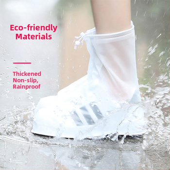 Unisex lietus zābaki, ūdensnecaurlaidīgi, neslīdoši, biezināti un izturīgi, augsti, PVC/silikons