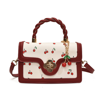 Γυναικεία PU τσάντα crossbody, μικρό τετράγωνο σχήμα, οριζόντιο τετράγωνο σχήμα, άνοιγμα τύπου καπακιού, αστικός μινιμαλισμός