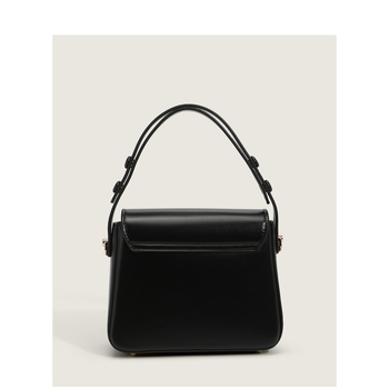 MX Crossbody τσάντα, PU, street-trend σχεδίαση με κάθετη τετράγωνη μορφή και καπάκι; εσωτερικές τσέπες με φερμουάρ και θήκη για κινητό