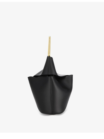 PU Bucket táska, lágy anyagú, nyitott felső, poliészter bélés, bucket forma