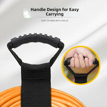 Тежкоустойчива лента за съхранение на кабели и тръби с дръжка | Нейлон | 20 кг максимално натоварване | Стил D | Персонализиране