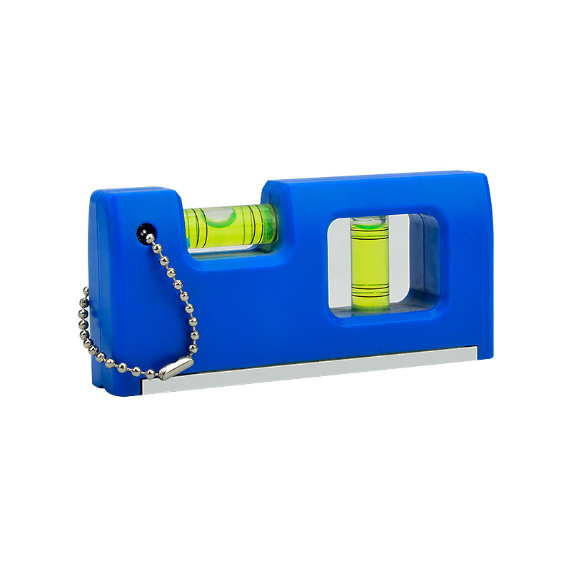 Магнитен мини нивелир с висяща верига и балонче за нивелиране за домашна поддръжка (Магнитен; Висяща верига; Балонче)