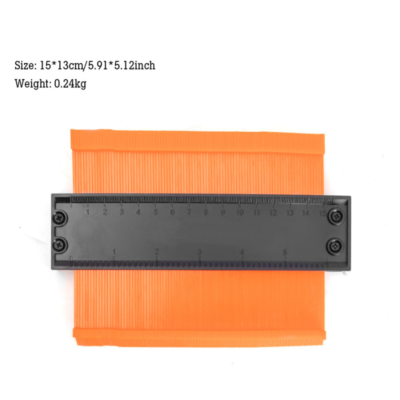 Многофункционален контурен профилен формировач за дървообработване — измервател на криви и профили