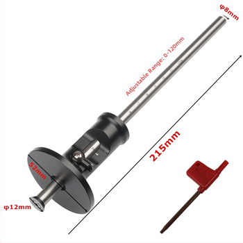 Дърводелски маркировач BH-9988 с карбидно острие, европейски стил, паралелен за маркиране на гнезда, обхват 0–120 мм, материал алуминиева сплав/неръждаема стомана