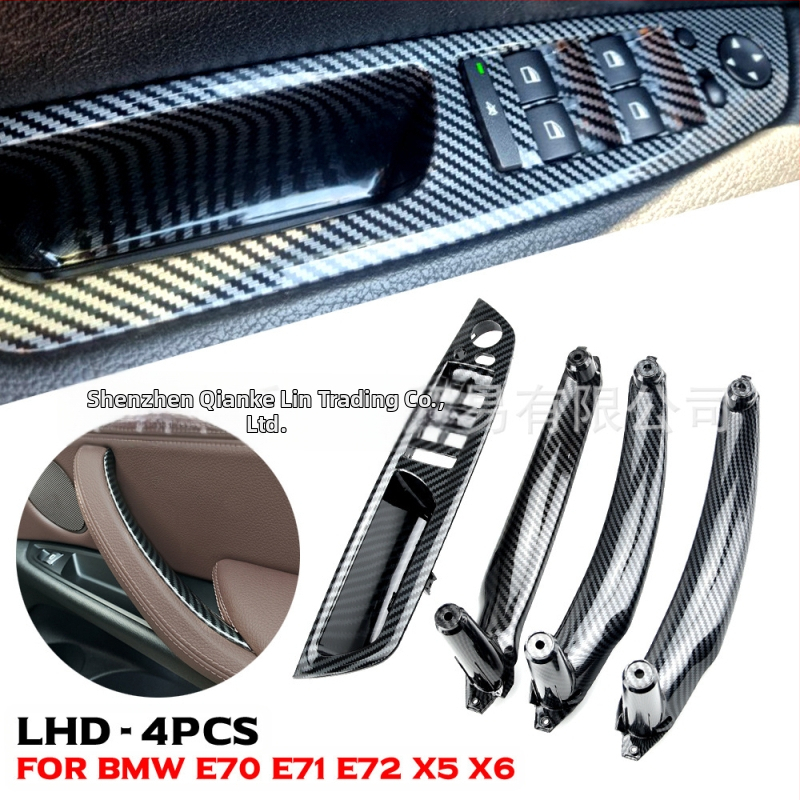 Дръжка за вътрешна ръкохватка на врата за BMW X5 X6 (E70/E71/E72) – ABS, повърхност: боядисано окислено покритие, OEM: 51416969401/51416969405/51416975793