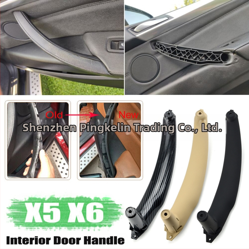 Дръжка за вътрешна ръкохватка на врата за BMW X5 X6 (E70/E71/E72) – ABS, повърхност: боядисано окислено покритие, OEM: 51416969401/51416969405/51416975793