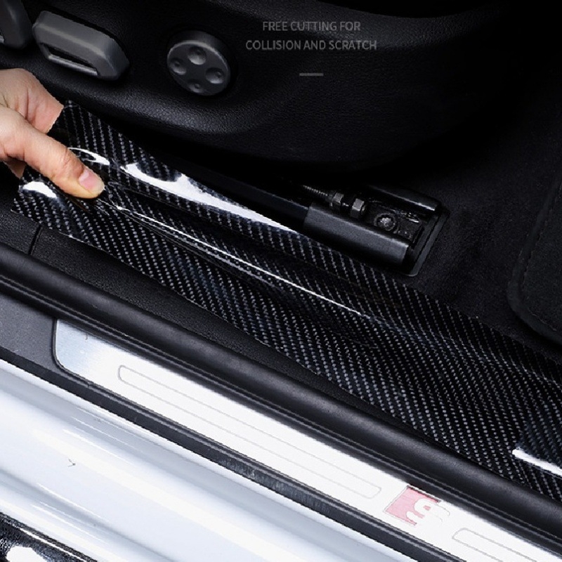 Προστατευτικό κατώφλι πόρτας αυτοκινήτου, προστασία από γρατζουνιές για τα πεντάλ, καθολικό διακοσμητικό αξεσουάρ