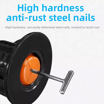 Уред за нивелиране на плочки със заменяеми стоманени игли, Т‑пин и повторно използваем клип